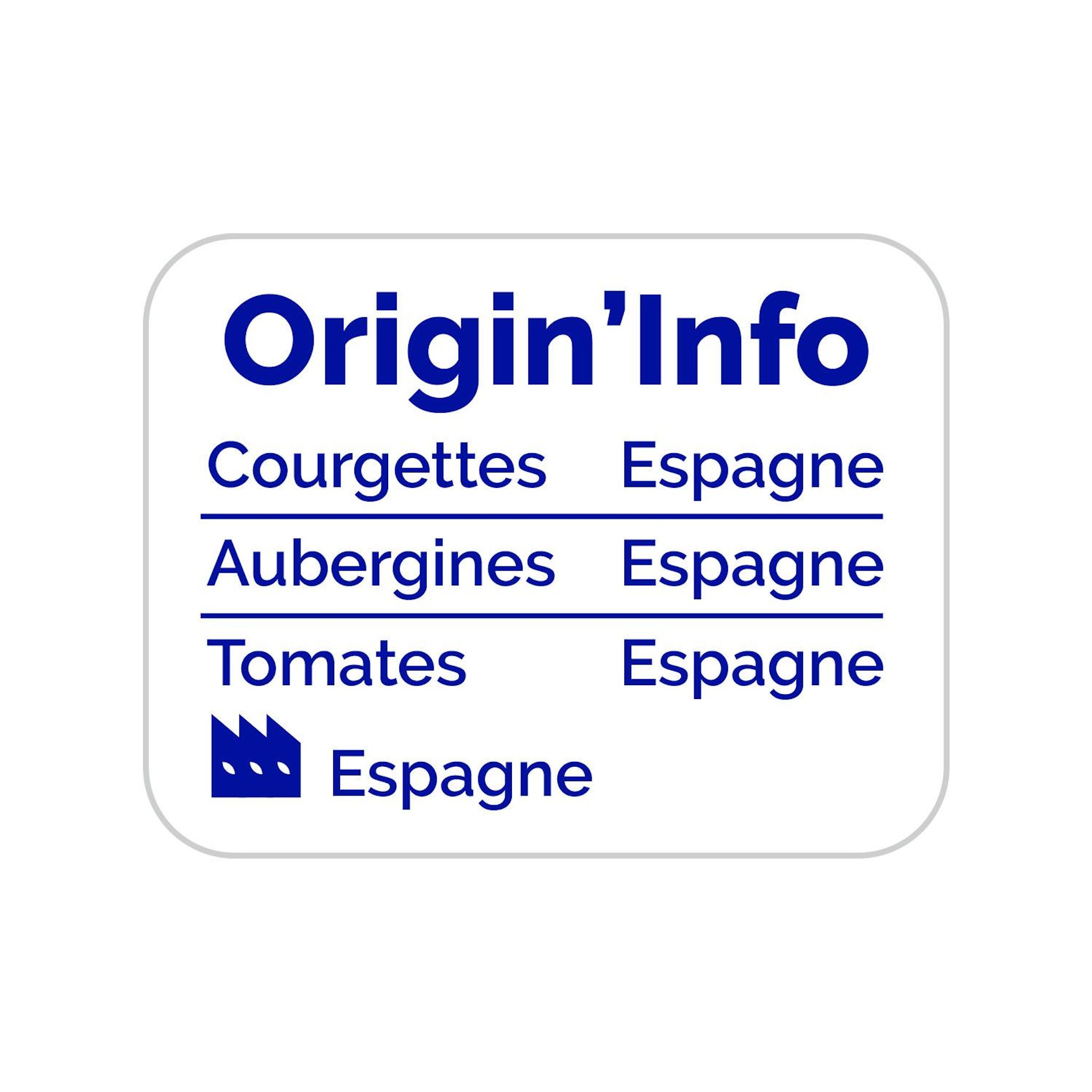 Voir la diapositive 2 : D'AUCY Ratatouille cuisinée à la Provençale en bocal 2 personnes 380g