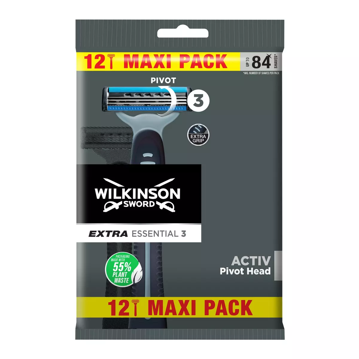 WILKINSON Extra essential 3 rasoir jetable x12