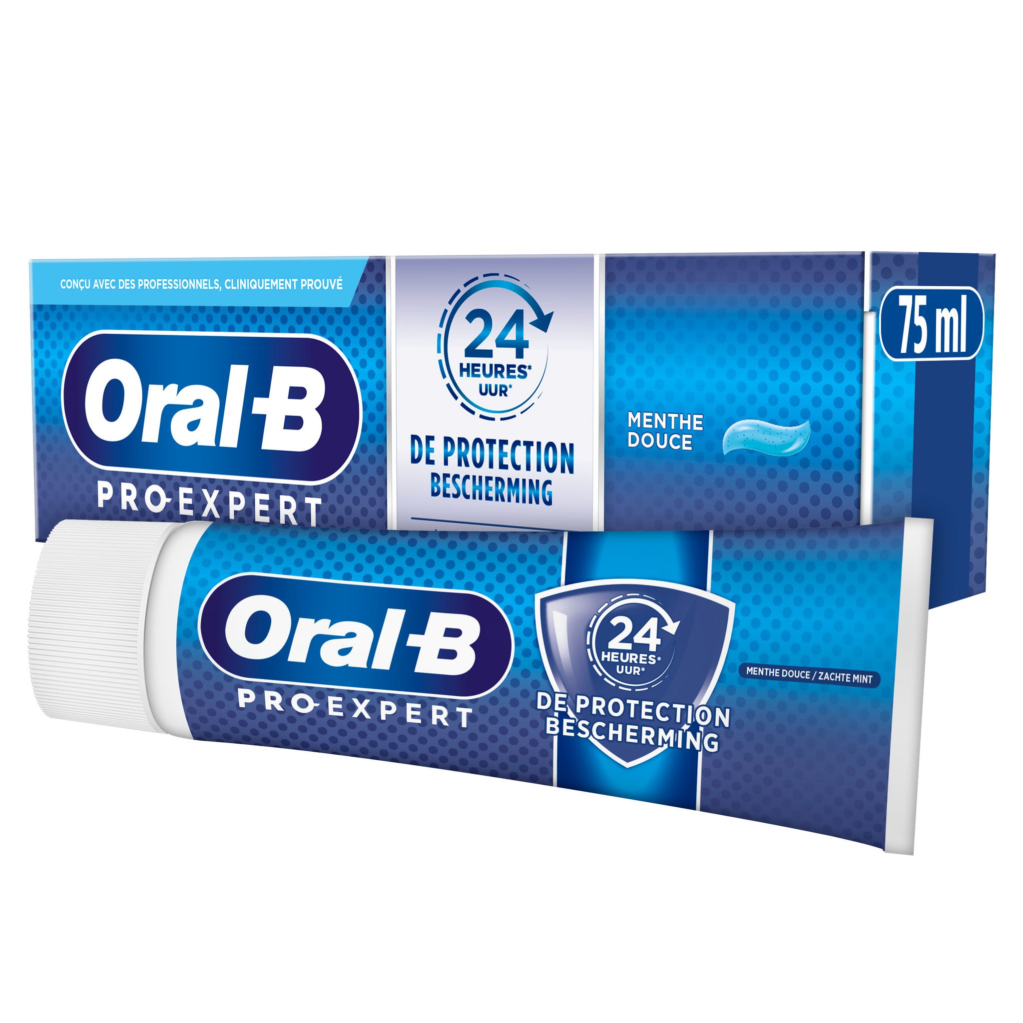 ORAL-B Pro Expert dentifrice nettoyage intense menthe douce 75ml