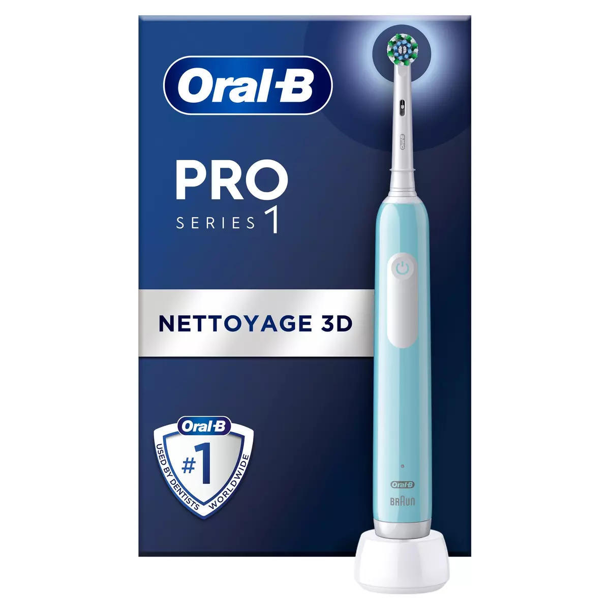 ORAL-B Pro Series1 Brosse à dents électrique bleue 1 brosse