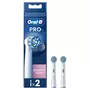 ORAL-B Pro Sensitive Clean Recharges pour brosse à dents électrique 2 brossettes