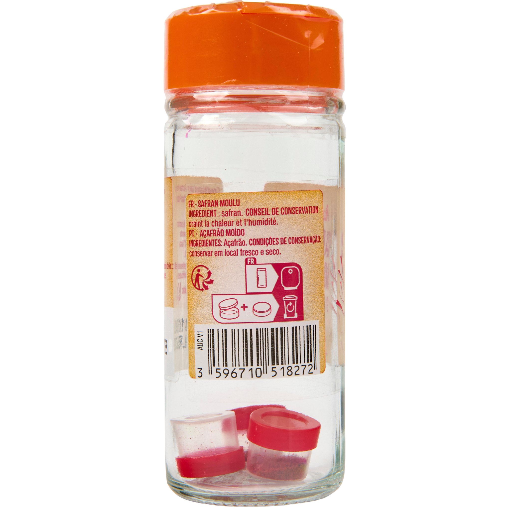 Voir la diapositive 2 : AUCHAN Safran 3 doses 3g