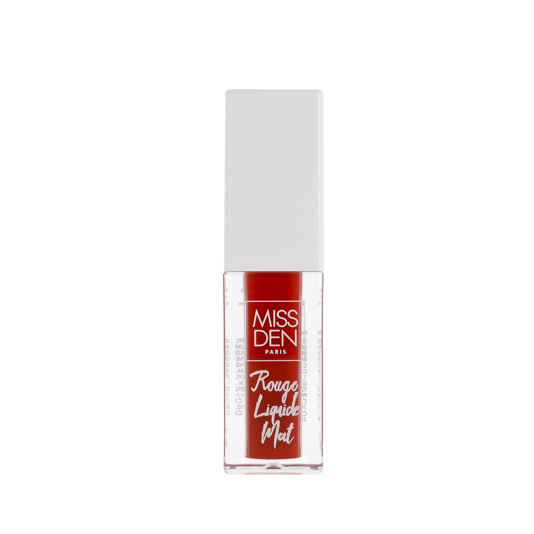 MISS DEN Rouge à lèvres liquide mat rouge intense 4ml