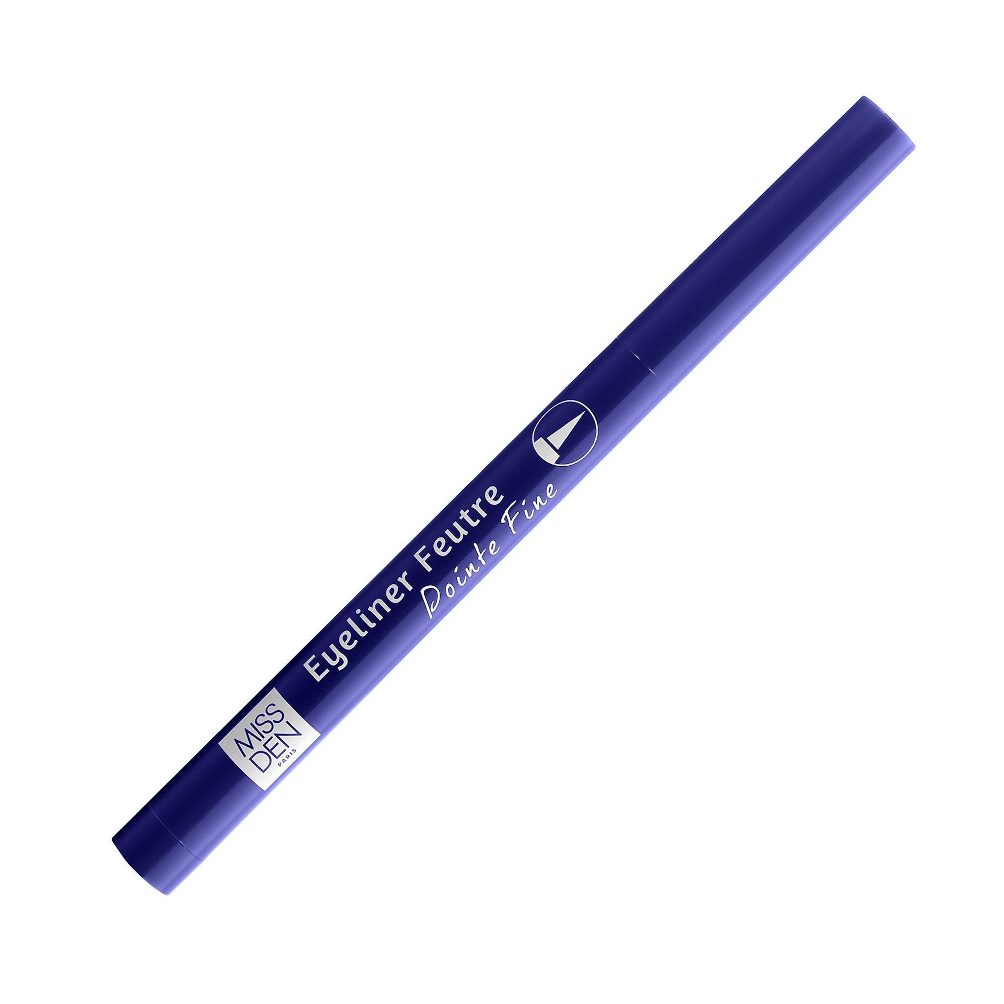 MISS DEN Eyeliner feutre pointe fine bleu graphique 7g