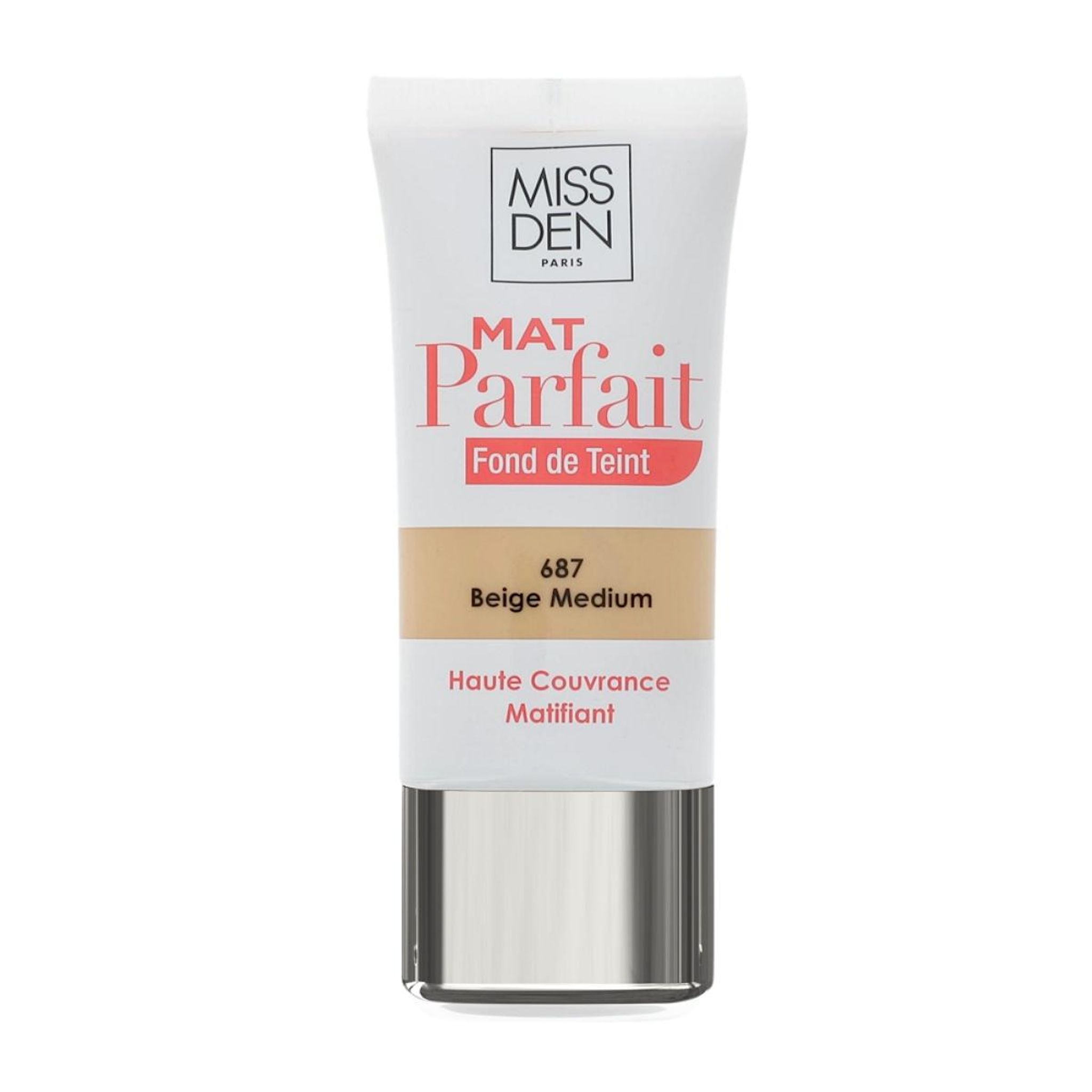 MISS DEN Mat Parfait Font de teint liquide 687 beige médium 30ml