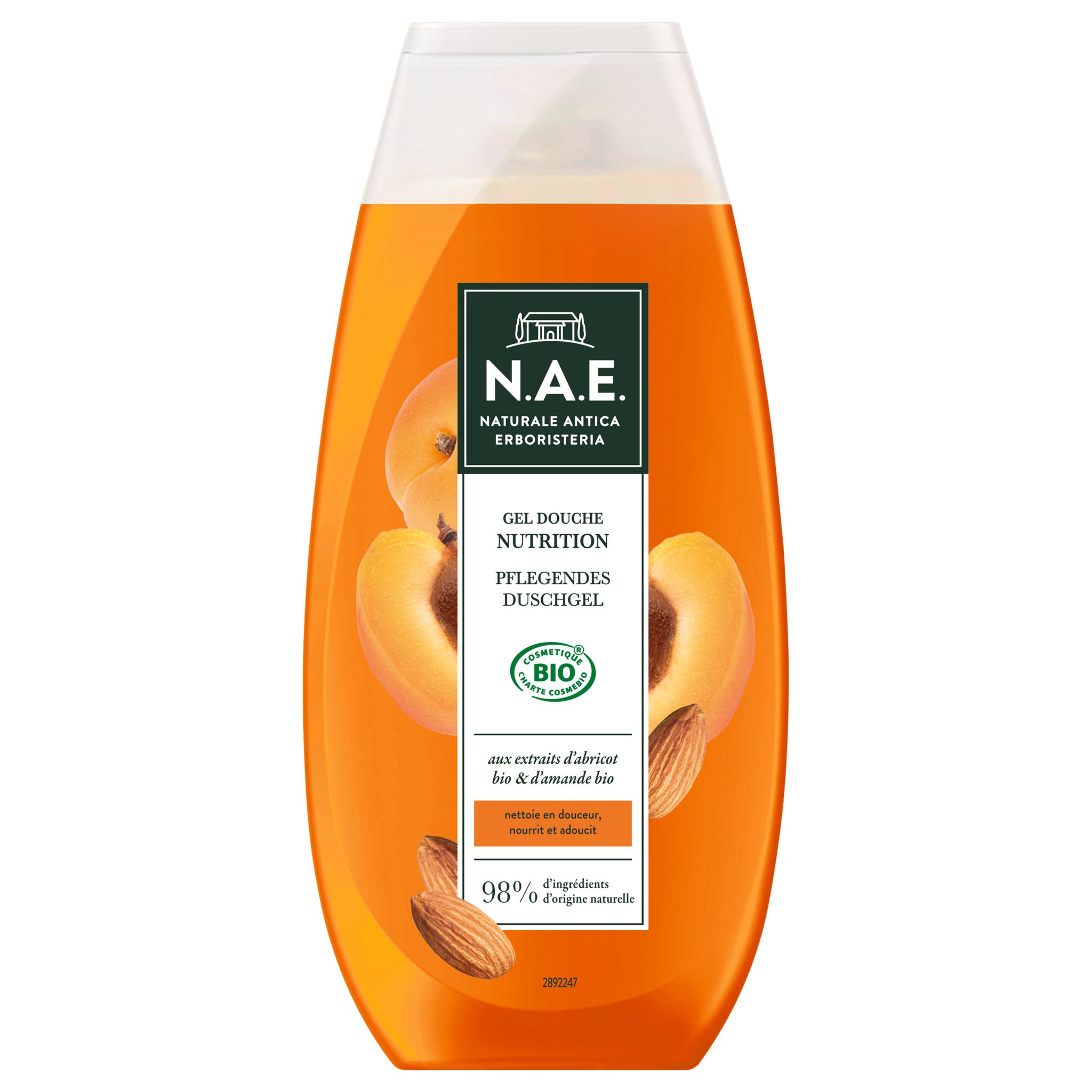Gel Douche Bébé DH7 Parfum Abricot - Douceur Et Protection Pour La Peau Délicate