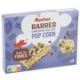 Voir la diapositive 3 : AUCHAN Barres chocolat au lait pop corn 4 barres 84g