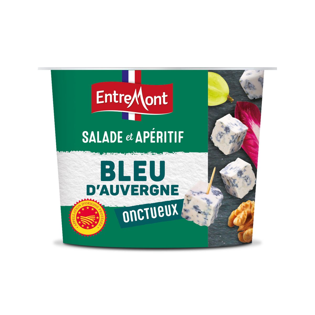 ENTREMONT Dés de fromage bleu d'Auvergne AOP 120g