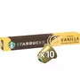 STARBUCKS Capsules de café saveur vanille intensité 5 By Nespresso 10 capsules 51g