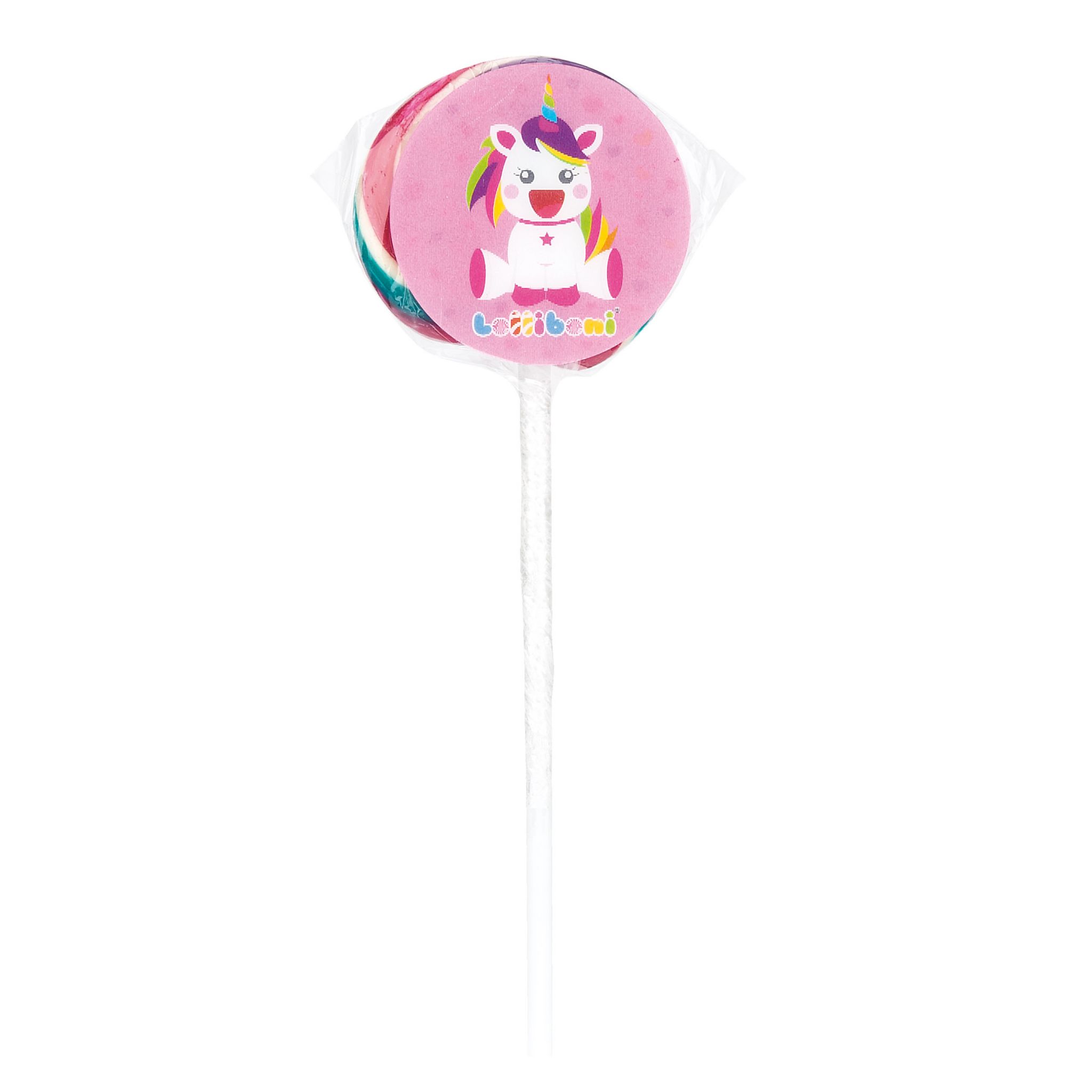 Voir la diapositive 2 : FIZZY Sucette licorne pop Lolliboni 1 sucette 30g