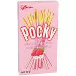 GLICO Pocky Biscuits bâtonnets nappés saveur fraise 39g