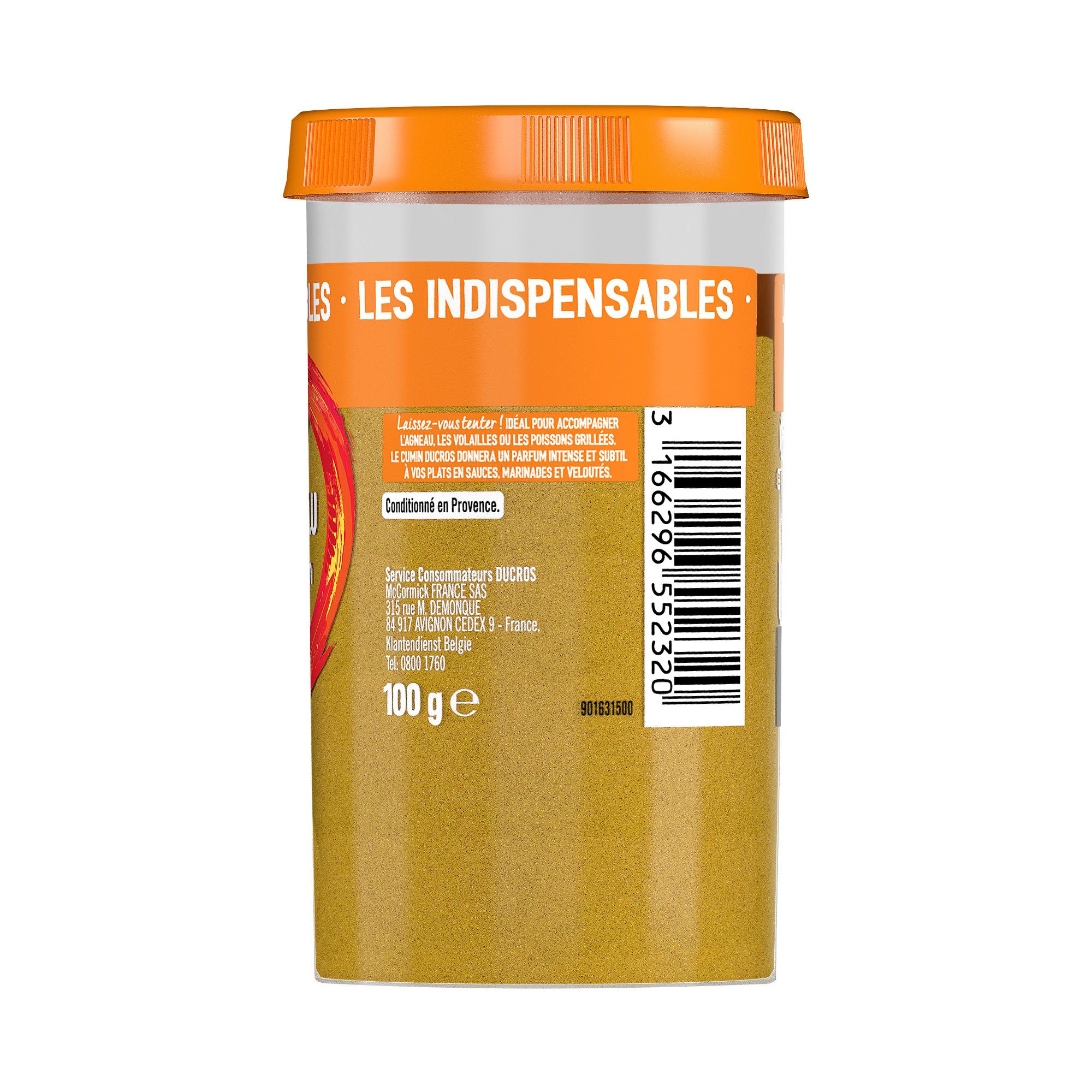 Voir la diapositive 2 : DUCROS Cumin moulu 100g