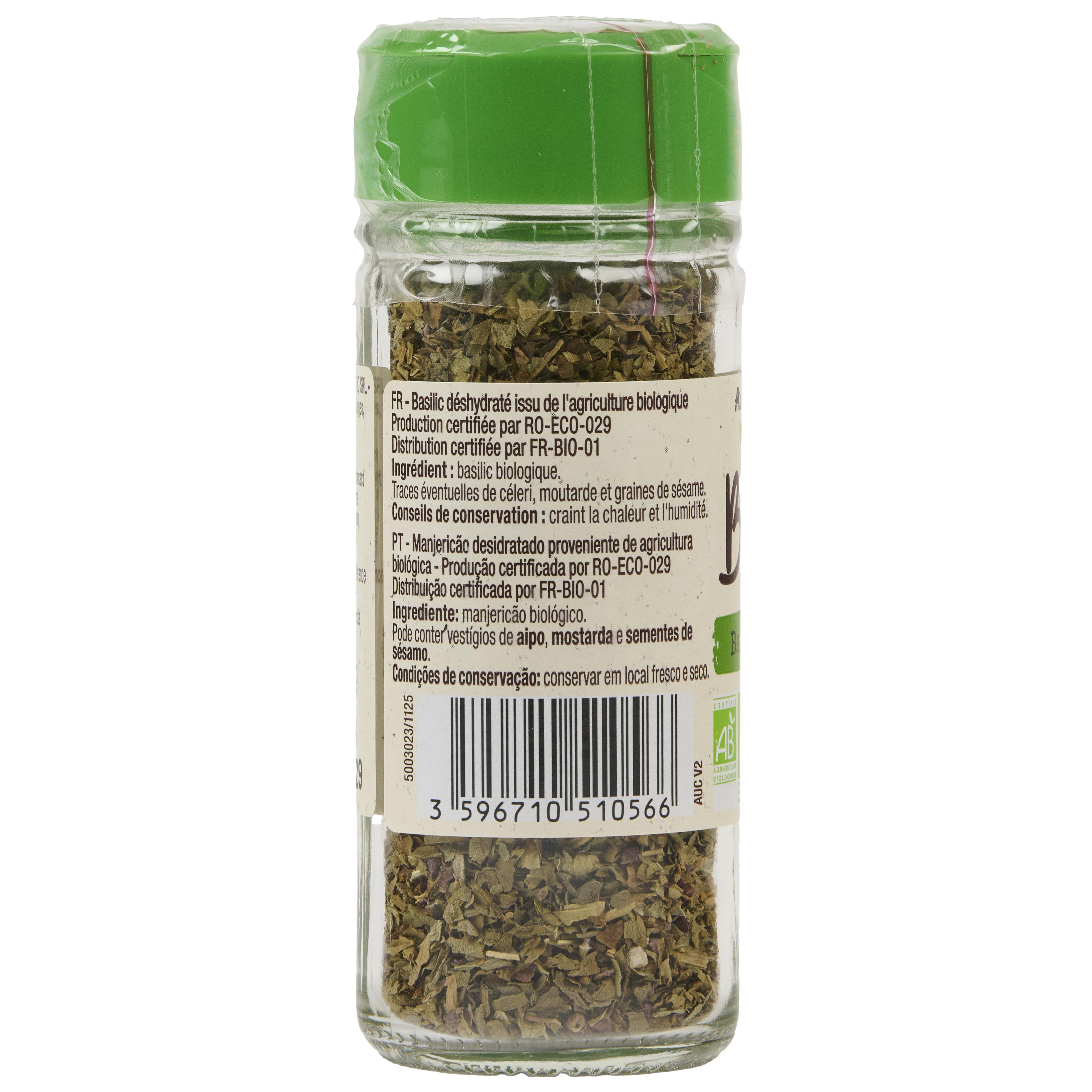 Voir la diapositive 3 : AUCHAN BIO Basilic bio 11g