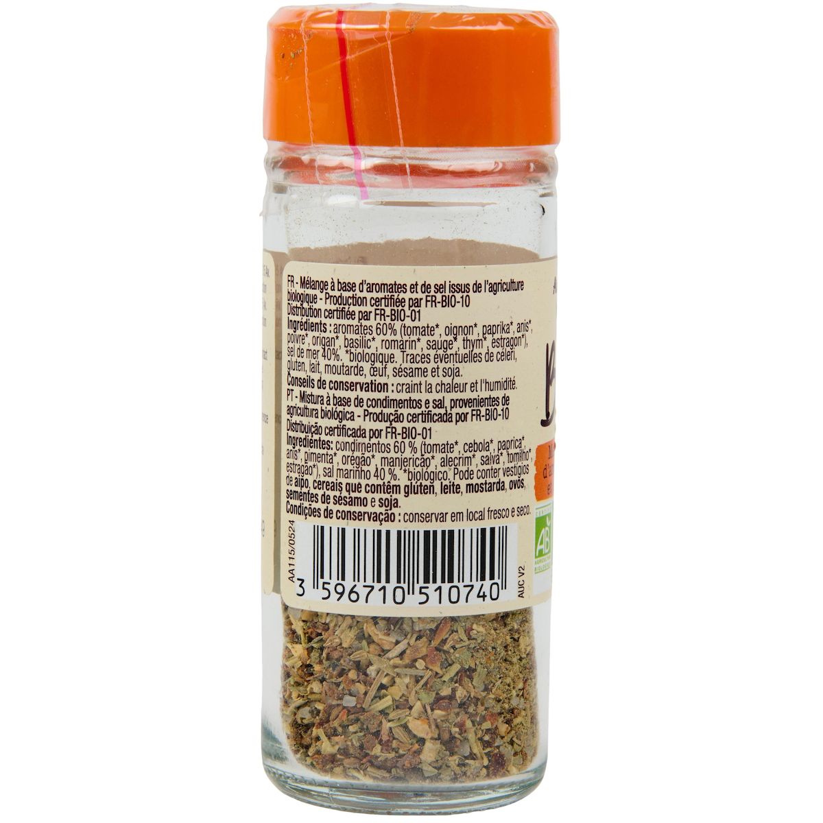 AUCHAN BIO Sel aux aromates 38g