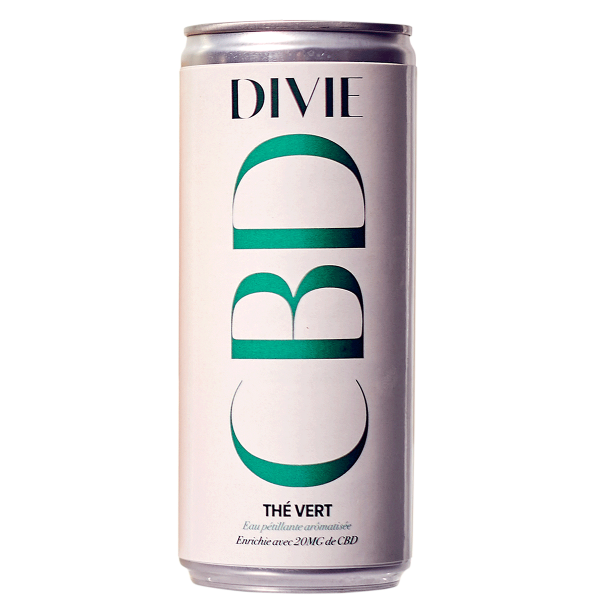 DIVIE Eau aromatisée au thé vert et CBD 250ml pas cher - Auchan.fr