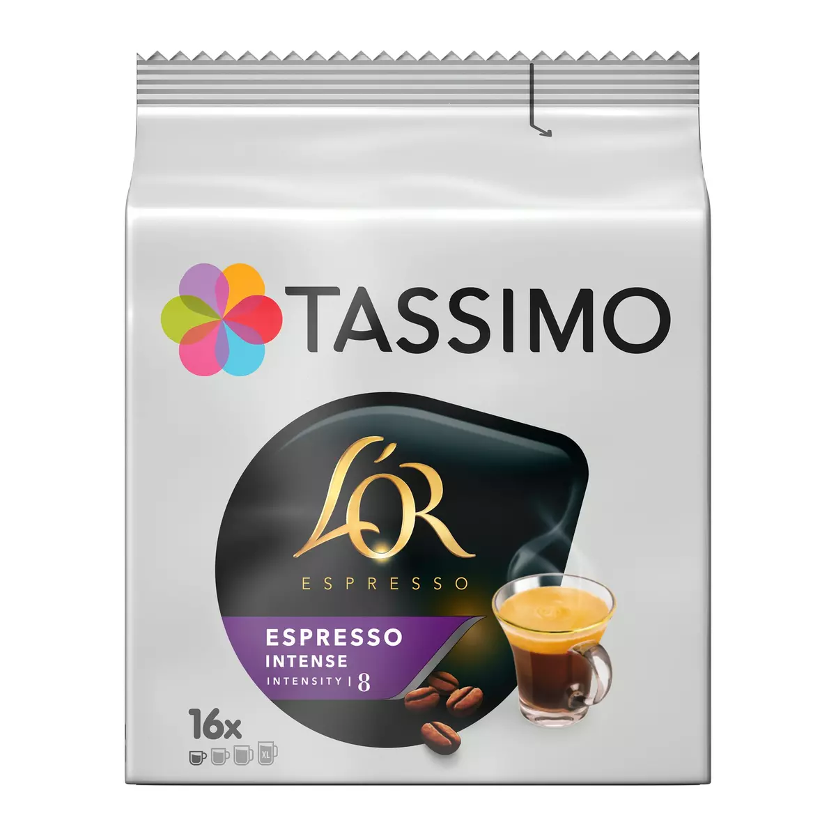 TASSIMO Dosettes de café L'Or Espresso intensité 8 16 dosettes 118g