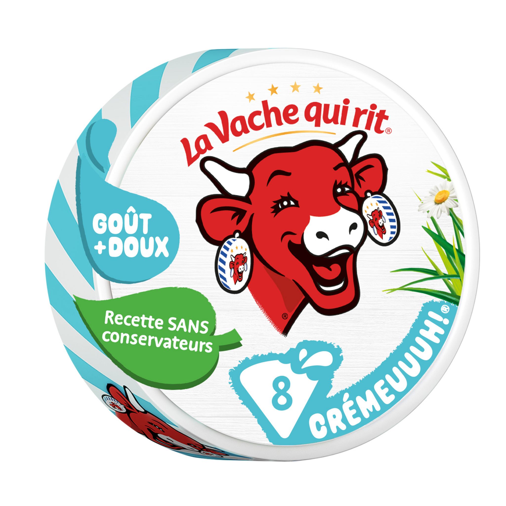 LA VACHE QUI RIT Fromage fondu le crémeuuuh en portion 8 parts 128g