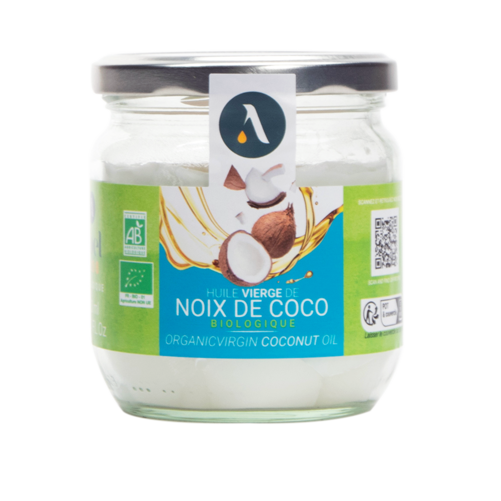 ABEL Huile vierge de noix de coco bio 30cl