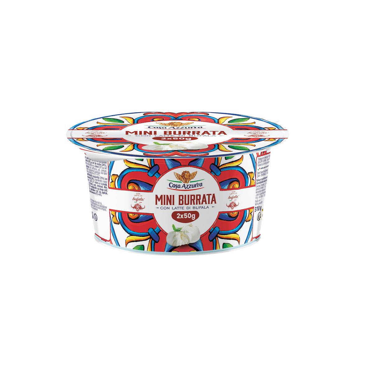 CASA AZZURRA Mini burrata con latte di bufala 2x50g