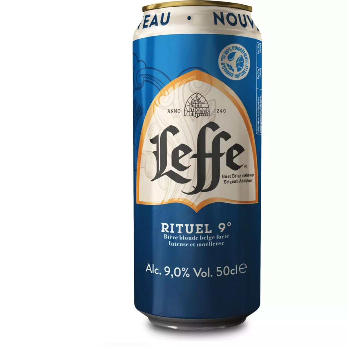 LEFFE Bière blonde Rituel 9% 50cl
