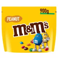 Livraison à domicile M&M'S Bonbons Peanut chocolat cacahuète x5, 225g