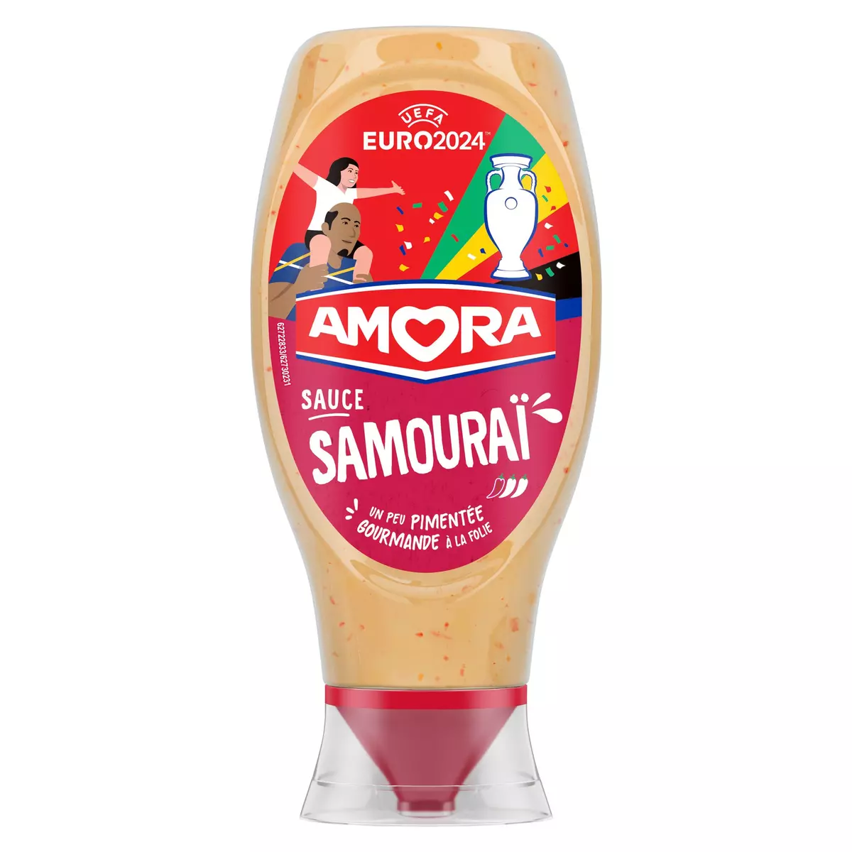 AMORA Sauce samouraï légèrement pimentée flacon souple 435g