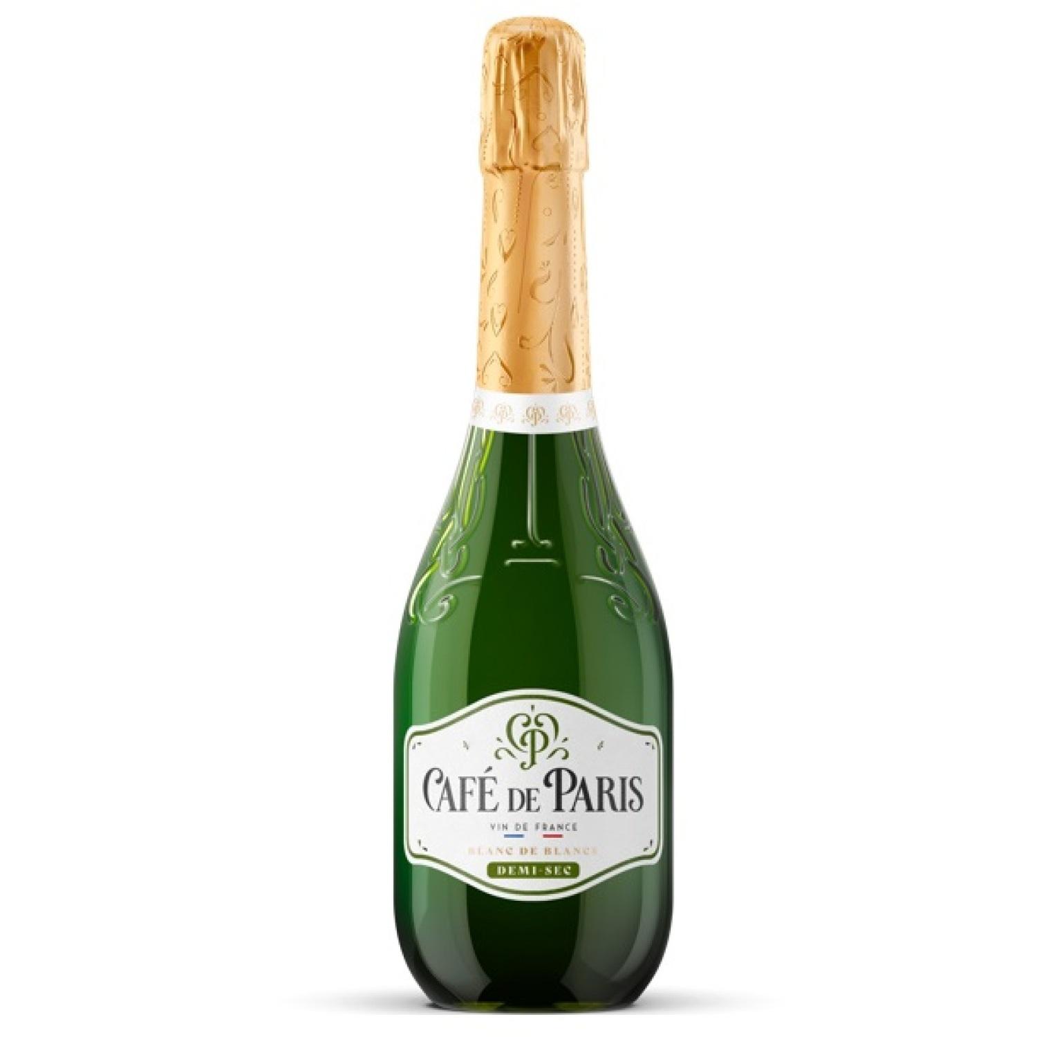 Voir la diapositive 2 : CAFE DE PARIS Vin mousseux demi-sec 75cl