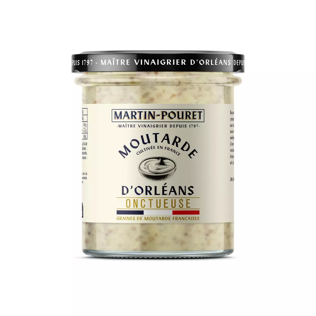 MARTIN POURET Moutarde d'Orléans onctueuses 170g