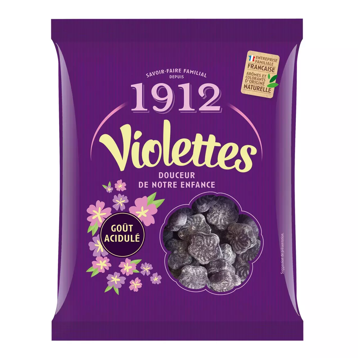 VERQUIN Bonbon Violettes douceur de notre enfance 200g
