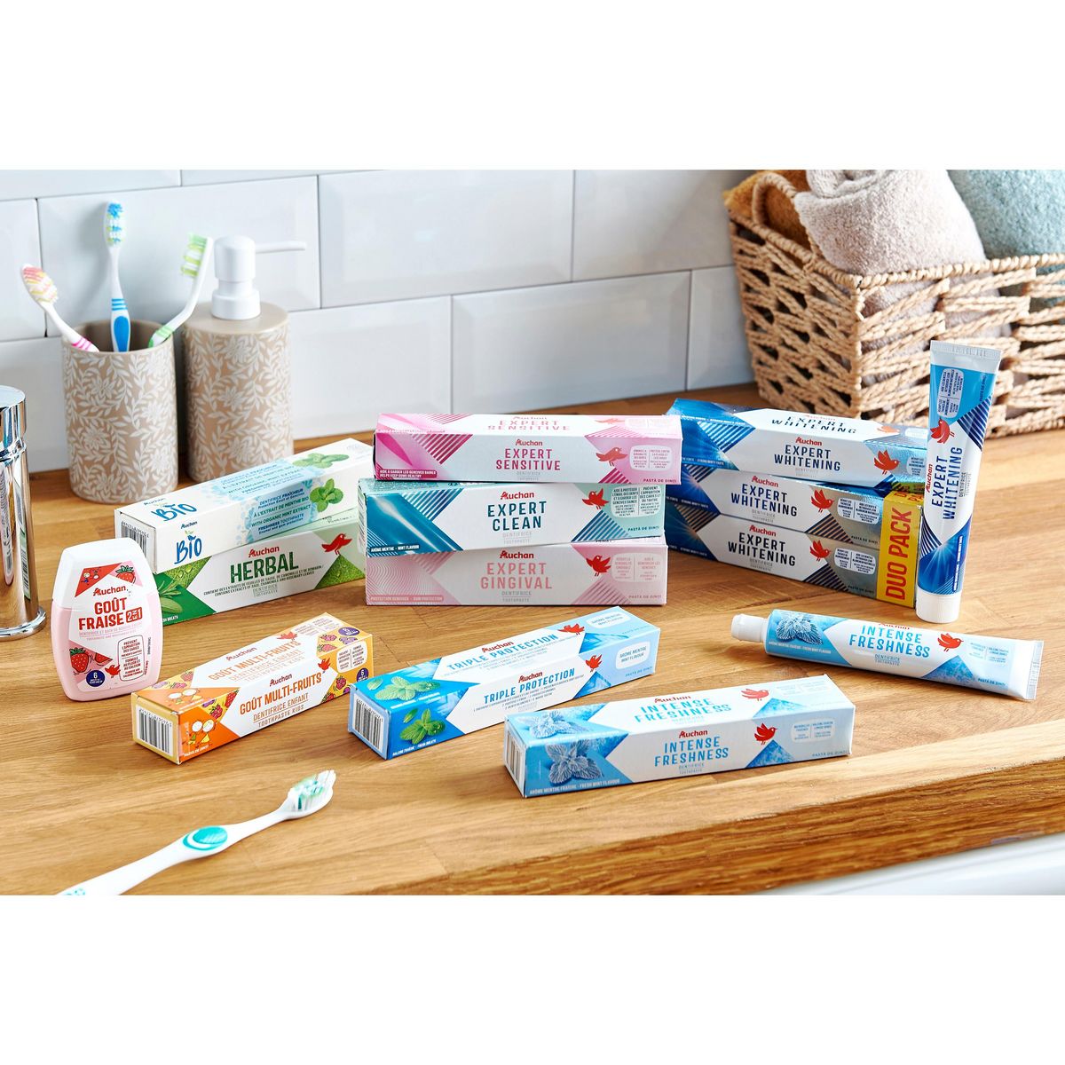 AUCHAN Dentifrice protection gencives 75ml