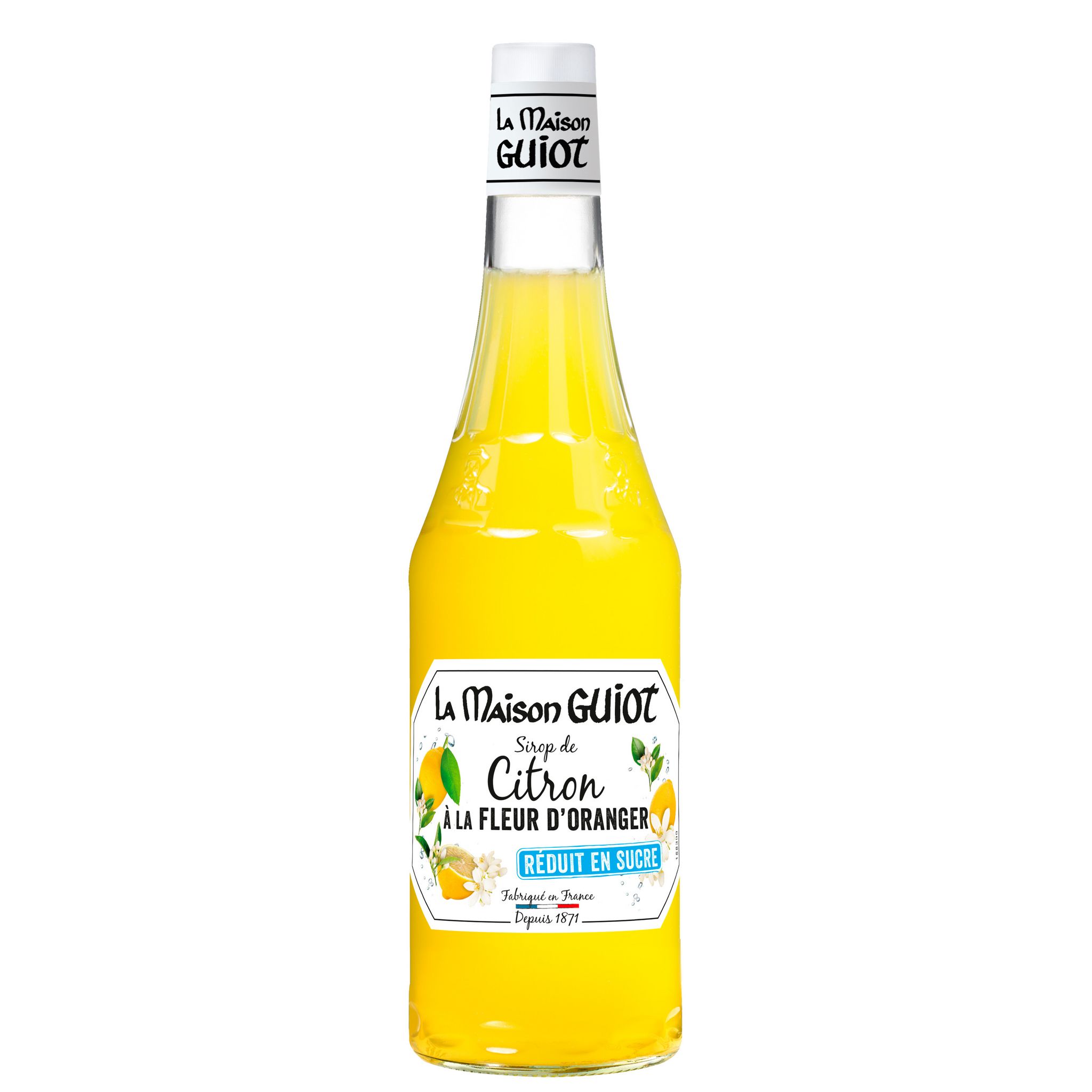 LA MAISON GUIOT Sirop de citron à la fleur d'oranger 70cl pas cher ...