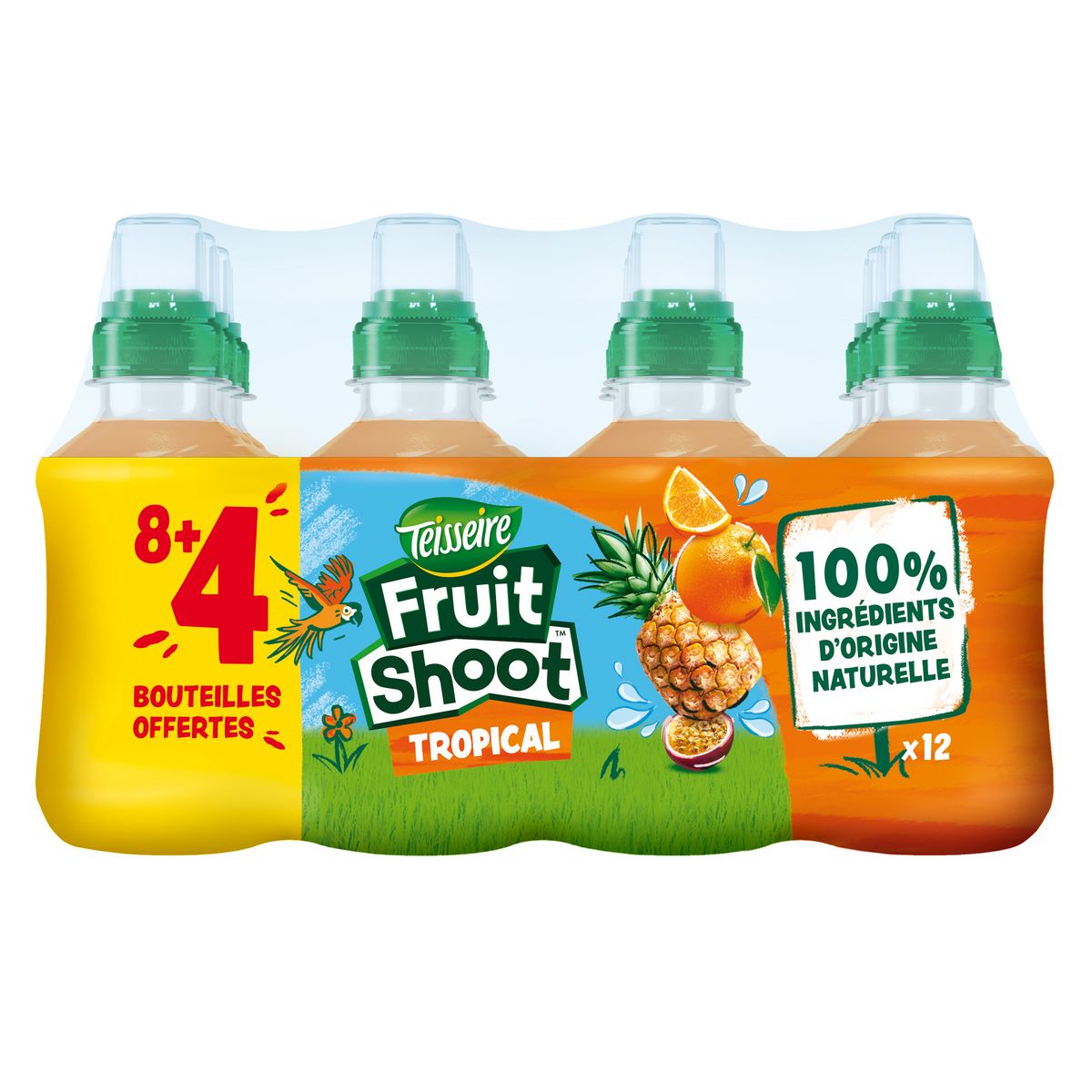 TEISSEIRE Boisson Fruit shoot au jus de fruits tropical 12x20cl