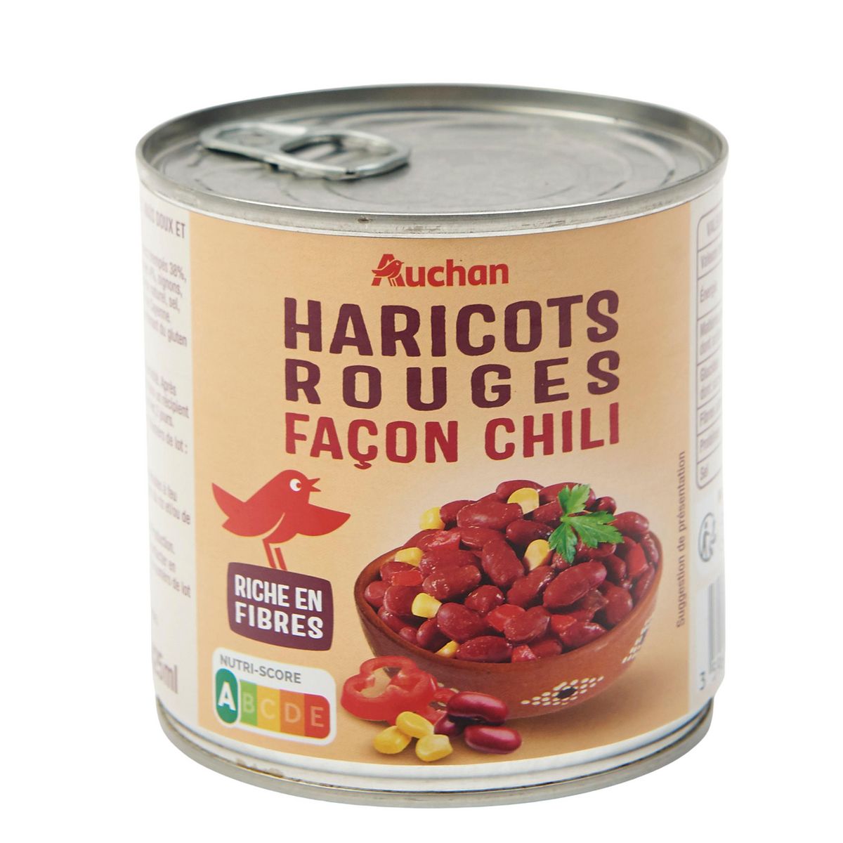 AUCHAN Haricots rouges façon chili 400g