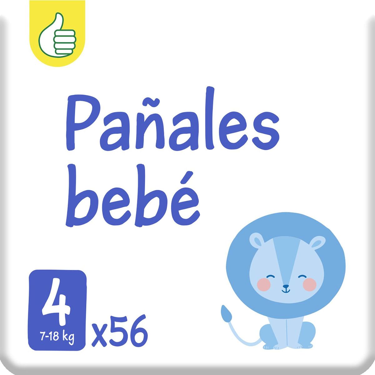 POUCE Couches taille 4 (7-18kg) 56 couches