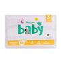 Voir la diapositive 3 : AUCHAN BABY Couches taille 3 (4-9kg) 90 couches