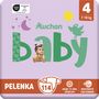 Voir la diapositive 7 : AUCHAN BABY Couches taille 4 (7-18kg) 114 couches