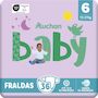 Voir la diapositive 2 : AUCHAN BABY Couche taille 6 (13-27kg) 36 pièces