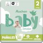 Voir la diapositive 7 : AUCHAN BABY Sensitive Couche taille 2 (3-6kg) 30 pièces
