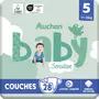 AUCHAN BABY Sensitive Couches taille 5 (11-25kg) 28 pièces