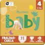 Voir la diapositive 8 : AUCHAN BABY Culotte pour bébé taille 4 (8-15kg) 22 pièces
