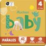 Voir la diapositive 3 : AUCHAN BABY Culotte pour bébé taille 4 (8-15kg) 42 pièces