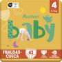 Voir la diapositive 6 : AUCHAN BABY Culotte pour bébé taille 4 (8-15kg) 42 pièces