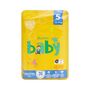 Voir la diapositive 2 : AUCHAN BABY Culotte pour bébé taille 5 (12-17kg) 20 pièces