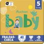 Voir la diapositive 4 : AUCHAN BABY Culotte pour bébé taille 5 (12-17kg) 40 pièces
