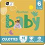 Voir la diapositive 3 : AUCHAN BABY Culotte pour bébé taille 6 (15-19kg) 18 pièces