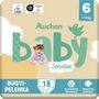 Voir la diapositive 4 : AUCHAN BABY Sensitive Culottes pour bébé taille 6 (+16kg) 18 pièces