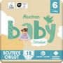 Voir la diapositive 6 : AUCHAN BABY Sensitive Culottes pour bébé taille 6 (+16kg) 18 pièces