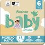 Voir la diapositive 8 : AUCHAN BABY Sensitive Culottes pour bébé taille 6 (+16kg) 18 pièces