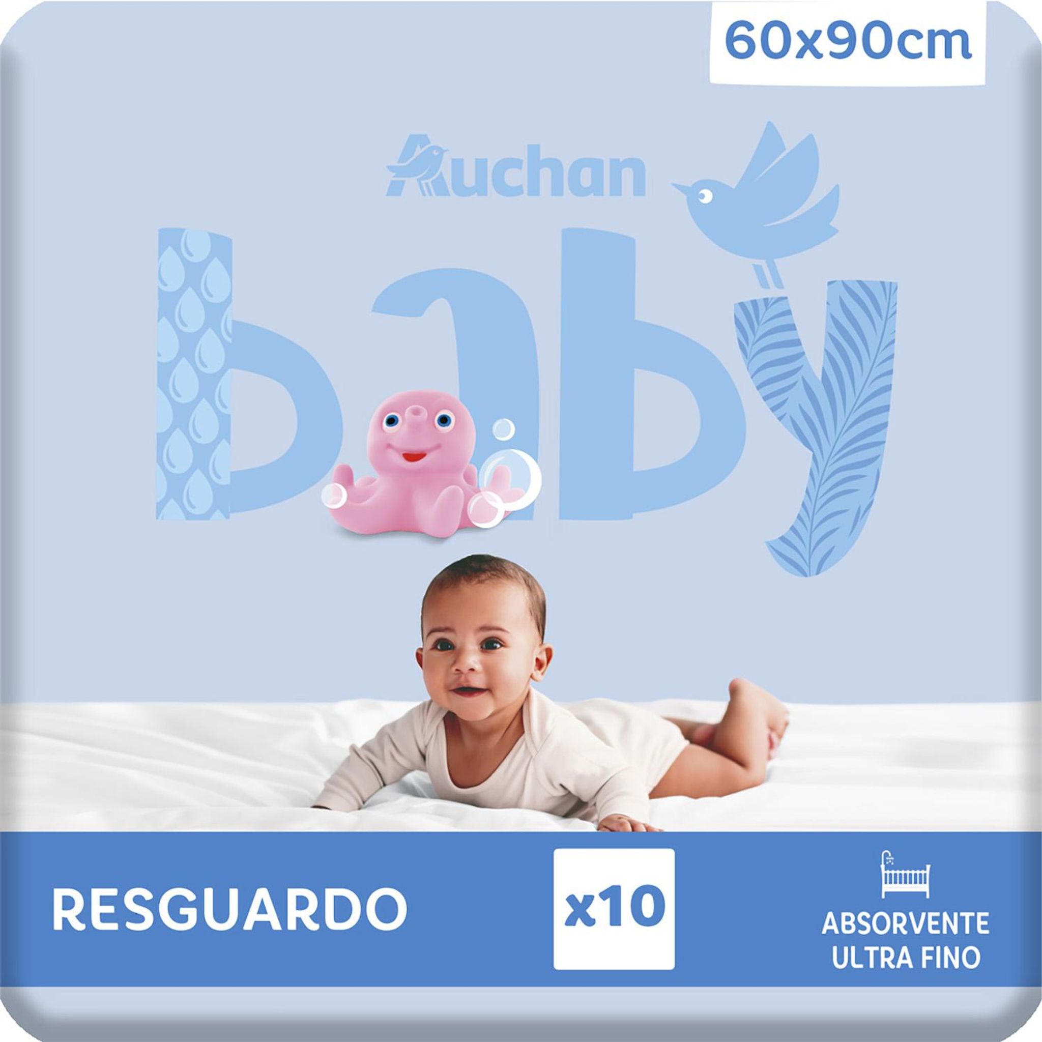 Voir la diapositive 6 : AUCHAN BABY Protège-matelas 60x90cm 10 pièces
