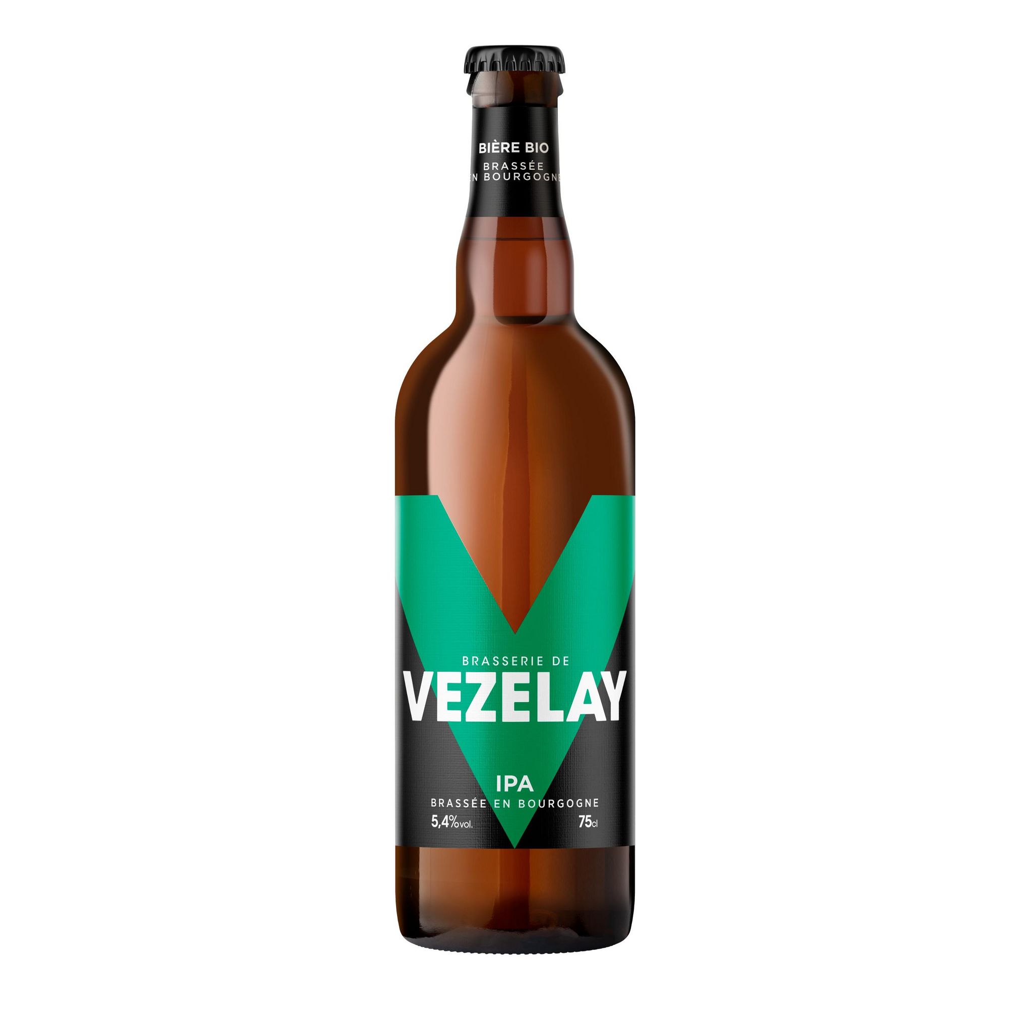 VEZELAY Bière IPA bio 5.4% 75cl